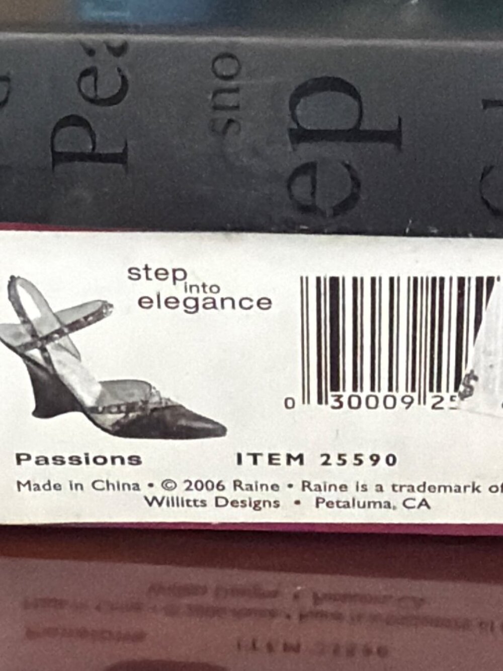 2006 Just the Right Shoe by Raine "Passions" #25590 NEW in Box - Picture 5 of 12